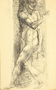 Ilustración para Las Flores del Mal de Charles Baudelaire, 1887-1888 de Auguste Rodin