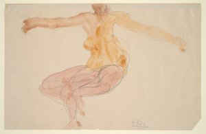 bailando desnuda de Auguste Rodin