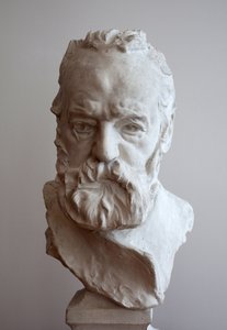 Retrato en busto de Victor Hugo (1802-1885). Yeso por Auguste Rodin (1840-1917) de Auguste Rodin