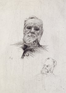 Retrato de Victor Hugo (1802-85) de Auguste Rodin