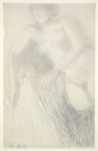 Desnudo femenino reclinado de Auguste Rodin