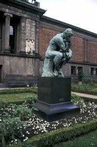 El Pensador, estatua de Rodin, Ny Carlsberg Glyptotek, Copenhague, Dinamarca, Europa