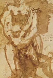 Dos figuras (estudio preparatorio para 