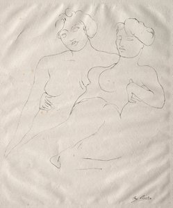 Dos figuras de Auguste Rodin