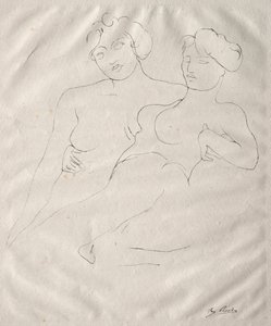 Dos figuras de Auguste Rodin
