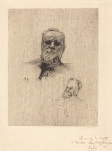 Victor Hugo, de frente de Auguste Rodin