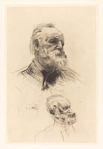Victor Hugo, De Tres Cuartos, 1884 de Auguste Rodin