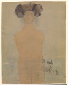 Mujer de pie en el agua de Auguste Rodin