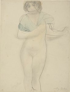 Mujer con chal de Auguste Rodin