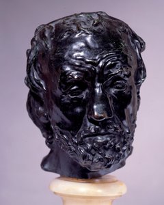 Cabeza de hombre con nariz rota de Auguste Rodin