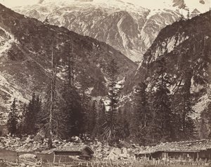 Chalet de Handeck, Valle de Hasli, Cantón de Berna, Suiza de Auguste Rosalie Bisson