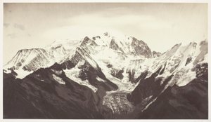Savoie 46, Mont-Blanc, visto desde Mont-Joli de Auguste Rosalie Bisson