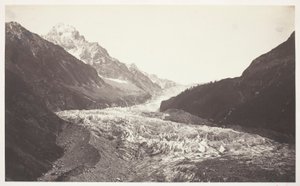 Savoie 48. Aiguille et glacier d’Argentières (Saboya 48. La aguja y el glaciar de Argentières) de Auguste Rosalie Bisson