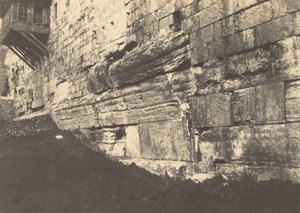 Jerusalén. Recinto del Templo. Arco del puente salomónico que unía Moria a Sion