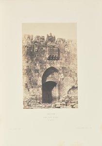 Jerusalén. Puerta de San Esteban. Vista exterior de Auguste Salzmann