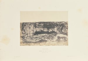 Jerusalén. Tumba de los reyes de Judá. Interior del patio de Auguste Salzmann