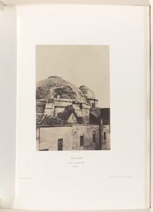 Cúpula de la Iglesia del Santo Sepulcro en Jerusalén Jerusalén. San Sepulcro. Coupole (título sobre objeto) de Auguste Salzmann