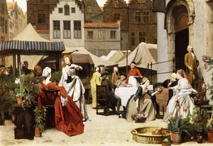 El Mercado de Flores, 1870