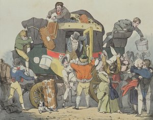 La Inconveniencia, 1826 de Auguste Xavier Leprince
