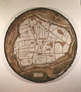 Mapa circular de Viena, 1547-49