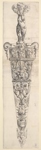 Diseño para una daga y funda, 1543