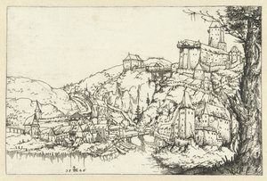 Vista de Passau de Augustin Hirschvogel