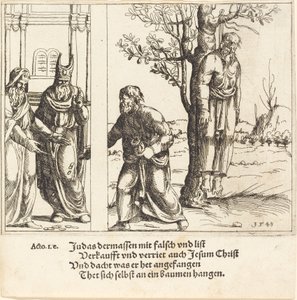 Judas Devuelve las Treinta Piezas de Plata de Augustin Hirschvogel