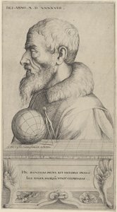 Autorretrato, 1548 de Augustin Hirschvogel