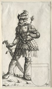 Segismundo II, Rey de Polonia, 1546 de Augustin Hirschvogel