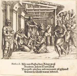 La adoración de los magos, 1548
