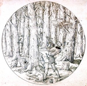 La caza, c1513-1553 de Augustin Hirschvogel