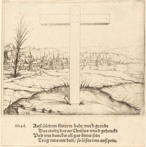 La cruz de Cristo de Augustin Hirschvogel