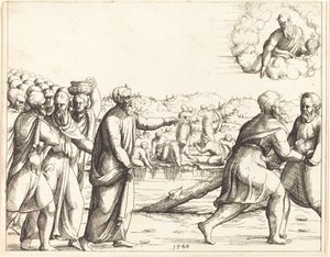El Señor endulza las aguas de Mara de Augustin Hirschvogel
