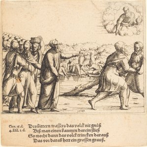 El Señor endulza las aguas de Mara de Augustin Hirschvogel