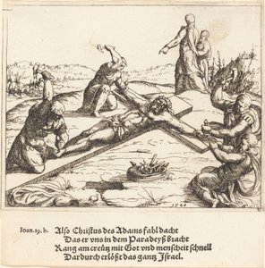 La crucifixión de Augustin Hirschvogel