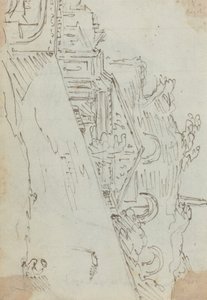 Ruinas Antiguas en la Orilla del Tíber de Augustin Pajou