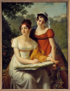 Retrato de las señoras Duval de Augustin Pajou