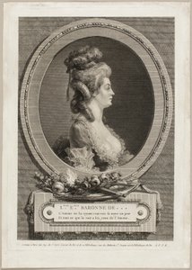 Louise Émilie, Baronesa de *** Francia de Augustin de Saint-Aubin