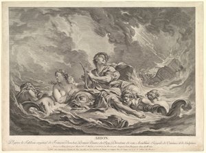 Arion, 1763-66 de Augustin de Saint Aubin