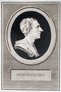 Charles Louis de Secondat, Barón de Montesquieu (1689-1755) de Augustin de Saint Aubin