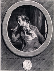 ¡Cuenta con mis juramentos!, 1789 de Augustin de Saint Aubin