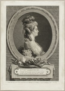 Louise Émilie, Baronesa de *** Francia de Augustin de Saint Aubin