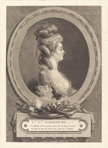 Louise Emilie Baronne de *** de Augustin de Saint Aubin