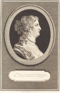 Madame de Maintenon de Augustin de Saint Aubin