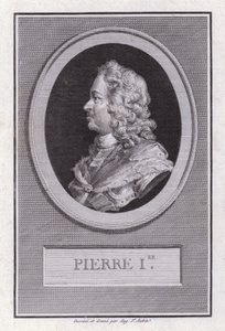 Pedro el Grande, Zar de Rusia de Augustin de Saint Aubin
