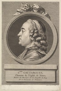 Retrato de Charles Gauzargues de Augustin de Saint Aubin