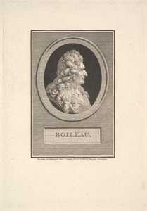 Retrato de Despréaux Nicolas Boileau, 1800 de Augustin de Saint Aubin