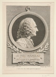 Retrato de Jean-Philippe Rameau de Augustin de Saint Aubin