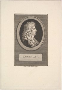 Retrato de Luis XIV, 1779 de Augustin de Saint Aubin