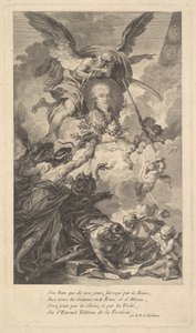 Retrato de Simon-Nicolas-Henri Linguet de Augustin de Saint Aubin